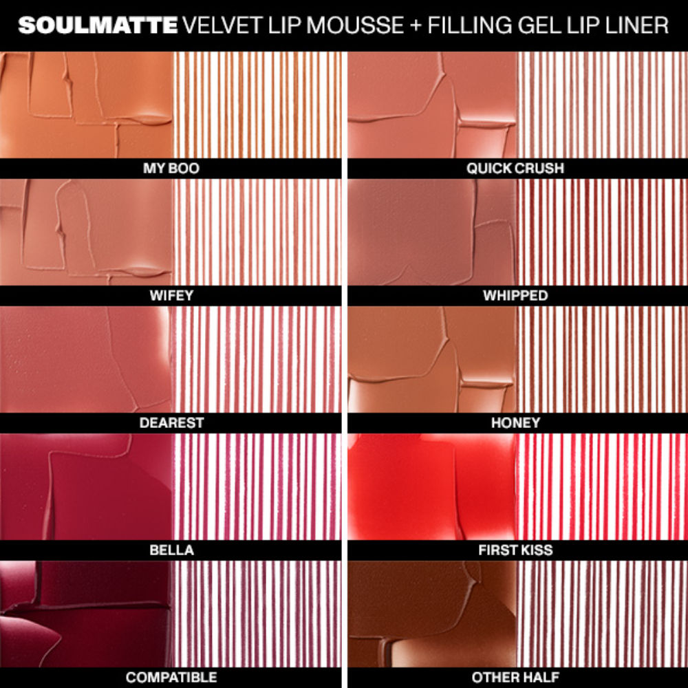 MORPHE Soulmatte Filling Gel Lip Liner - Whipped, 0.21g