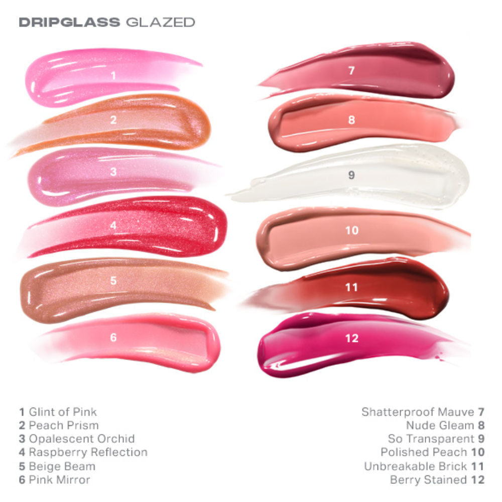 MORPHE Dripglass Glazed High Shine Lip Gloss - Peach Prism, 3.8ml