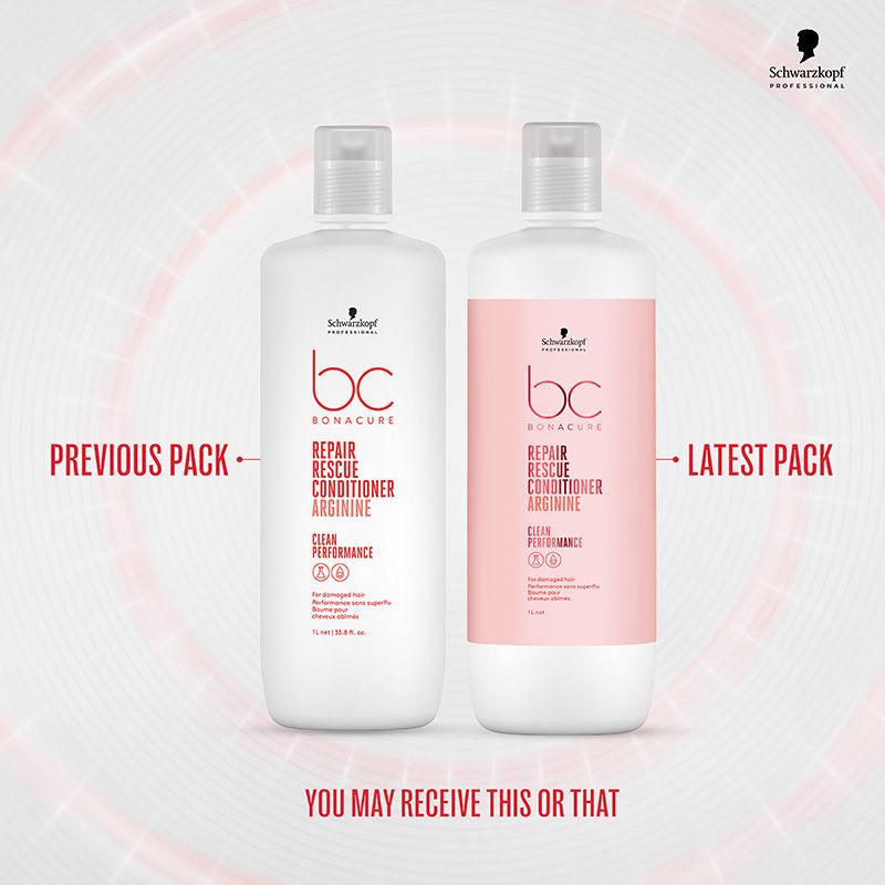 Schwarzkopf Professional Bonacure Repair Rescue Conditioner With Arginine, 1000ml Buy at Indicrest Image 11