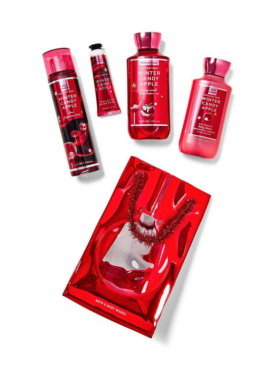 Bath & Body Works Winter Candy Apple Gift Set, Set of 4 Buy at Indicrest