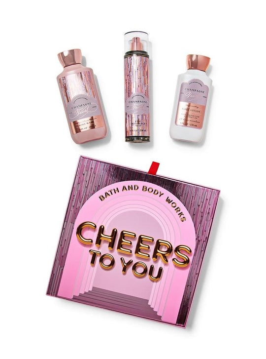Bath & Body Works Champagne Toast Gift Box Set, Set of 3 Buy at Indicrest