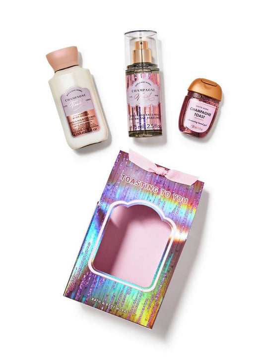 Bath & Body Works Champagne Toast Happy Birthday Tent Gift, Set of 3 Buy at Indicrest
