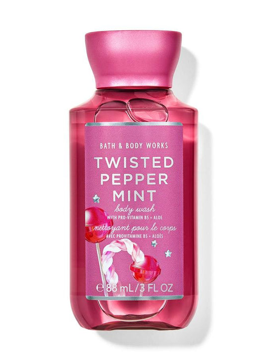 Bath & Body Works Twisted Peppermint Travel Size Body Wash, 88 ml / 3 fl oz Buy at Indicrest