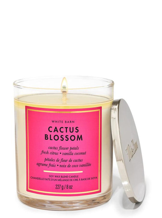 Bath & Body Works Cactus Blossom Single Wick Candle, 227 g / 8 oz Buy at Indicrest
