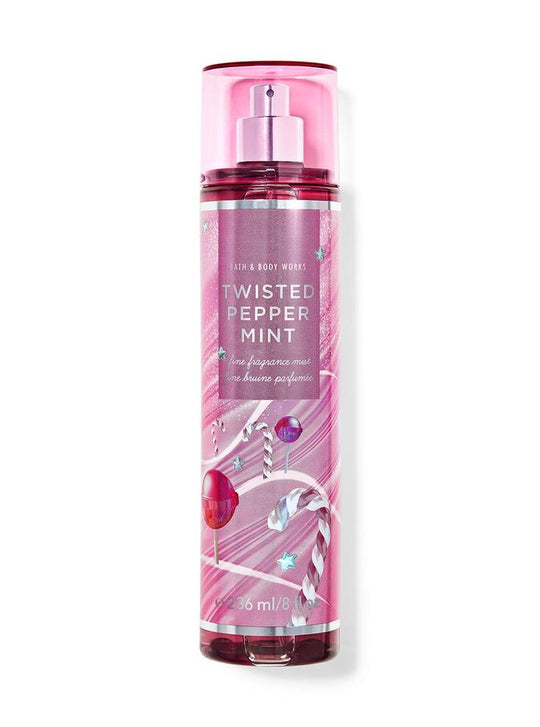 Bath & Body Works Twisted Peppermint Fine Fragrance Mist, 236 ml / 8 fl oz Buy at Indicrest