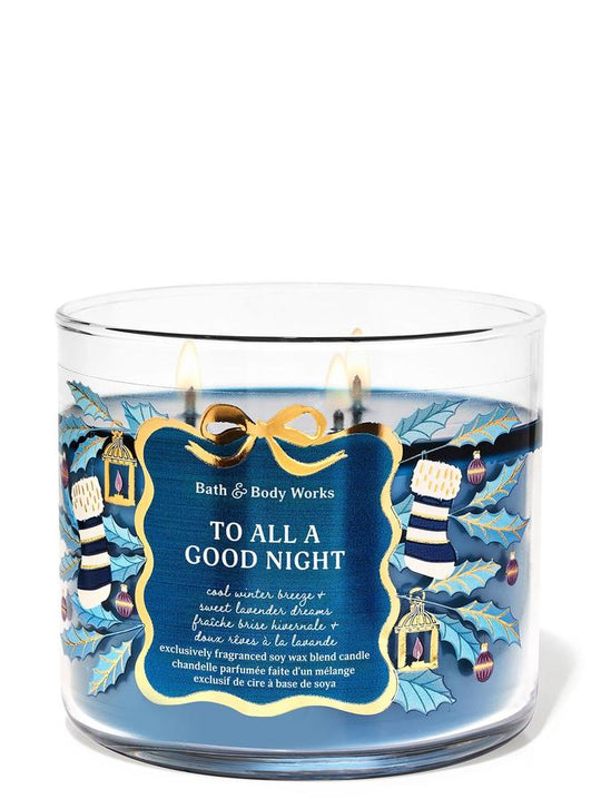 Bath & Body Works To All A Good Night 3-Wick Candle, 411 g/14.5 oz Buy at Indicrest