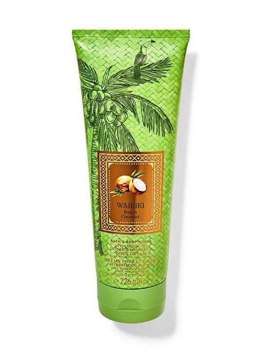 Bath & Body Works Waikiki Beach Coconut Ultimate Hydration Body Cream, 226 g / 8 oz Buy at Indicrest