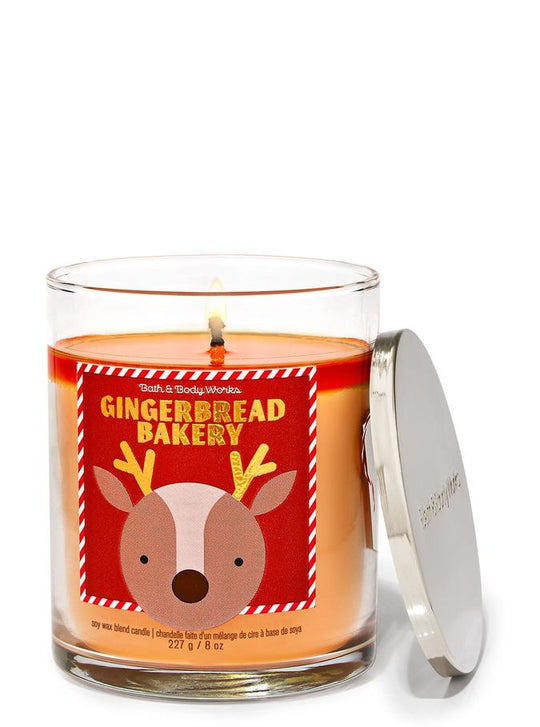 Bath & Body Works Gingerbread Bakery Single Wick Candle, 227 g / 8 oz Buy at Indicrest