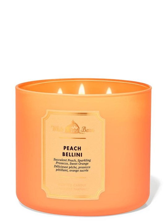 Bath & Body Works Peach Bellini 3-Wick Candle, 411 g/ 14.5 oz Buy at Indicrest