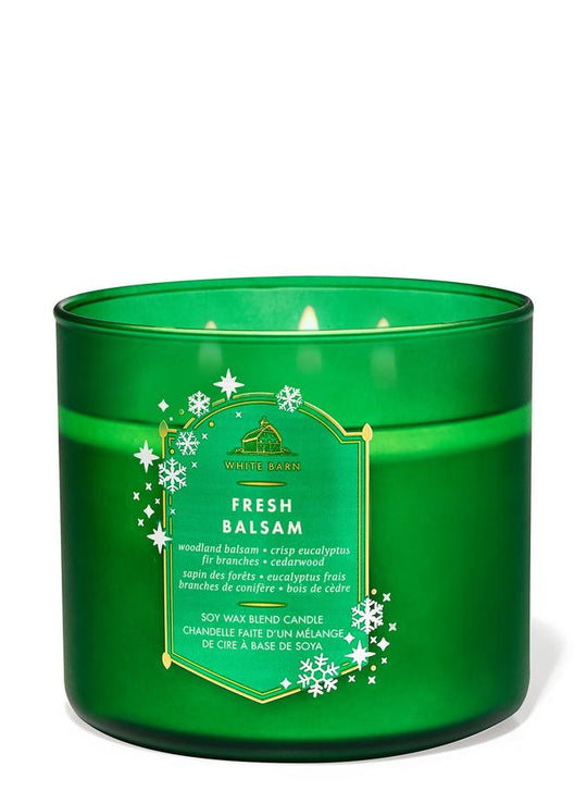 Bath & Body Works Fresh Balsam 3-Wick Candle, 411 g/14.5 oz Buy at Indicrest