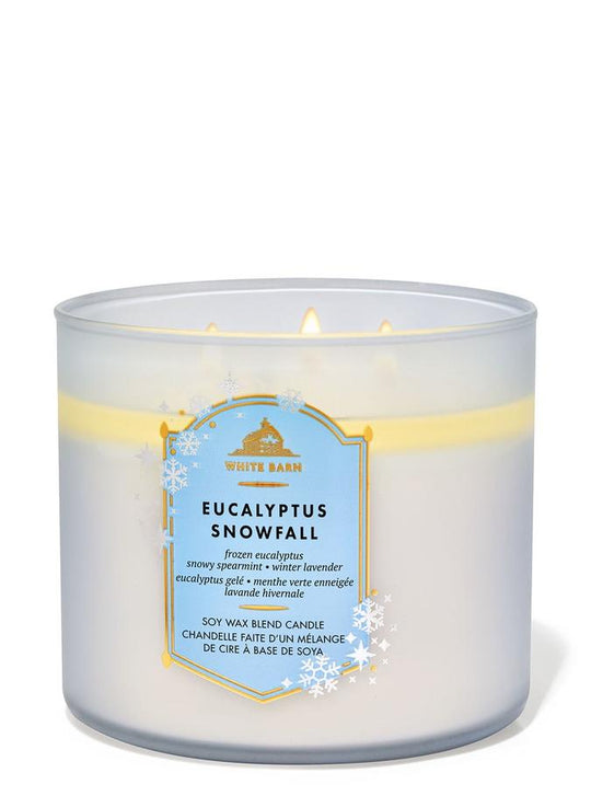 Bath & Body Works Eucalyptus Snowfall 3-Wick Candle, 411 g/14.5 oz Buy at Indicrest