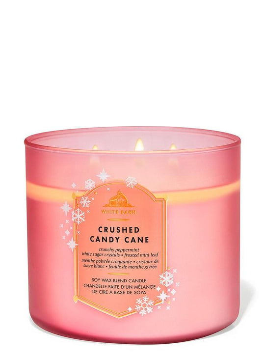 Bath & Body Works Crushed Candy Cane 3-Wick Candle, 411 g/14.5 oz Buy at Indicrest