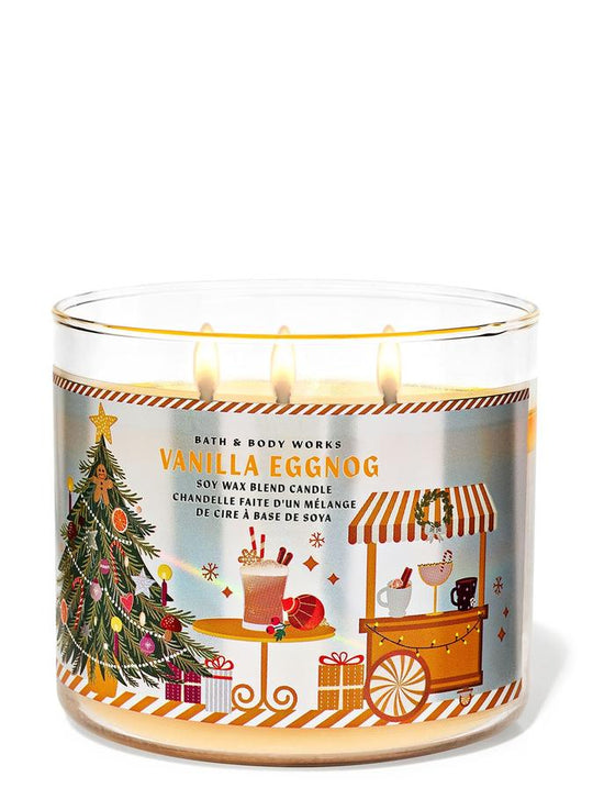 Bath & Body Works Vanilla Eggnog 3-Wick Candle, 411 g/14.5 oz Buy at Indicrest