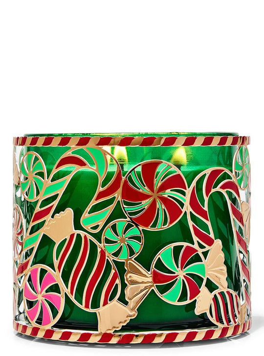 Bath & Body Works Peppermint Candies 3-Wick Candle Holder, 1 pcs Buy at Indicrest