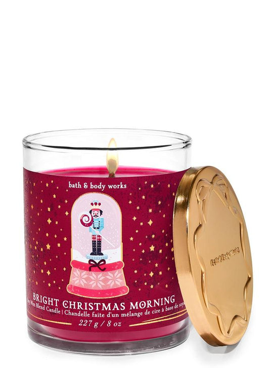 Bath & Body Works Bright Christmas Morning Single Wick Candle, 227 g / 8 oz Buy at Indicrest
