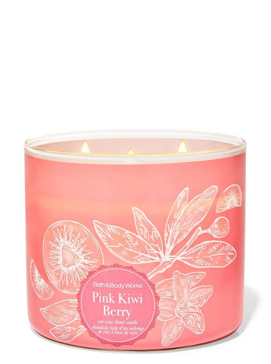 Bath & Body Works Pink Kiwi Berry 3-Wick Candle, 411 g/ 14.5 oz Buy at Indicrest
