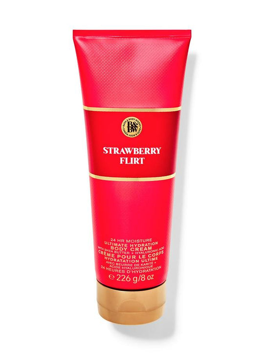 Bath & Body Works Strawberry Flirt Ultimate Hydration Body Cream, 226 g / 8 oz Buy at Indicrest