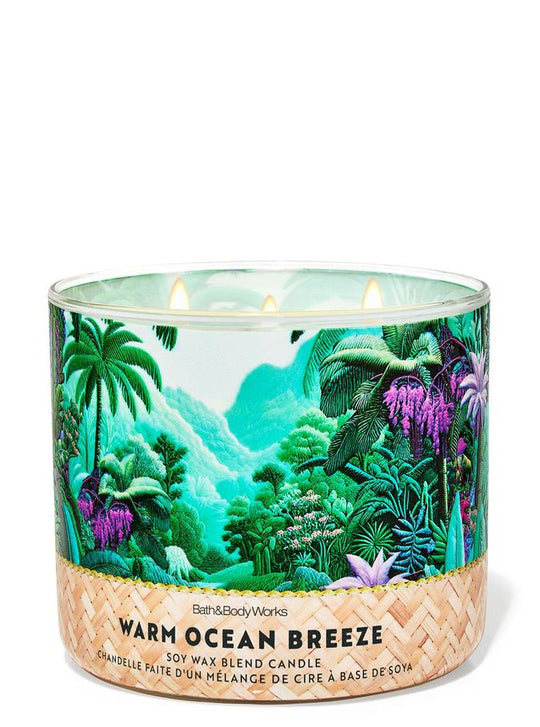 Bath & Body Works Warm Ocean Breeze 3-Wick Candle, 411 g/ 14.5 oz Buy at Indicrest