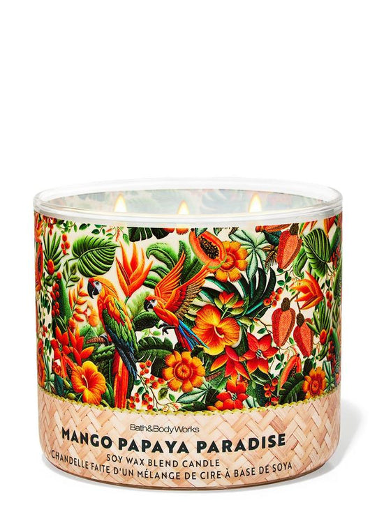 Bath & Body Works Mango Papaya Paradise 3-Wick Candle, 411 g/ 14.5 oz Buy at Indicrest