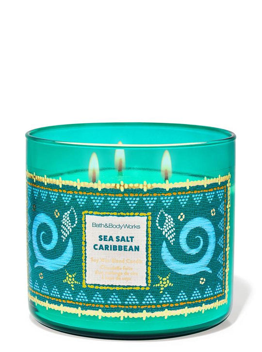 Bath & Body Works Sea Salt Caribbean 3-Wick Candle, 411 g/ 14.5 oz Buy at Indicrest
