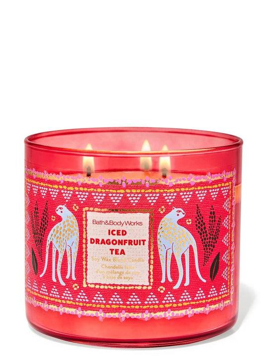 Bath & Body Works Iced Dragonfruit Tea 3-Wick Candle, 411 g/ 14.5 oz Buy at Indicrest