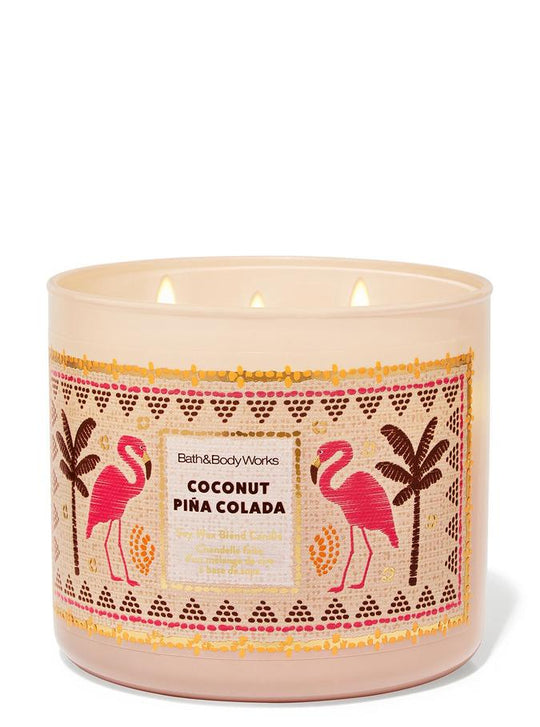 Bath & Body Works Coconut Pina Colada 3-Wick Candle, 411 g/ 14.5 oz Buy at Indicrest