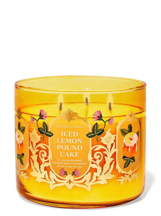 Bath & Body Works Iced Lemon Pound Cake 3-Wick Candle, 411 g/ 14.5 oz Buy at Indicrest