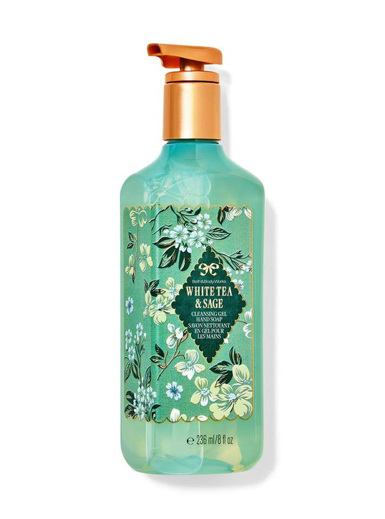 Bath & Body Works White Tea & Sage Cleansing Gel Hand Soap, 236 ml / 8 fl oz Buy at Indicrest
