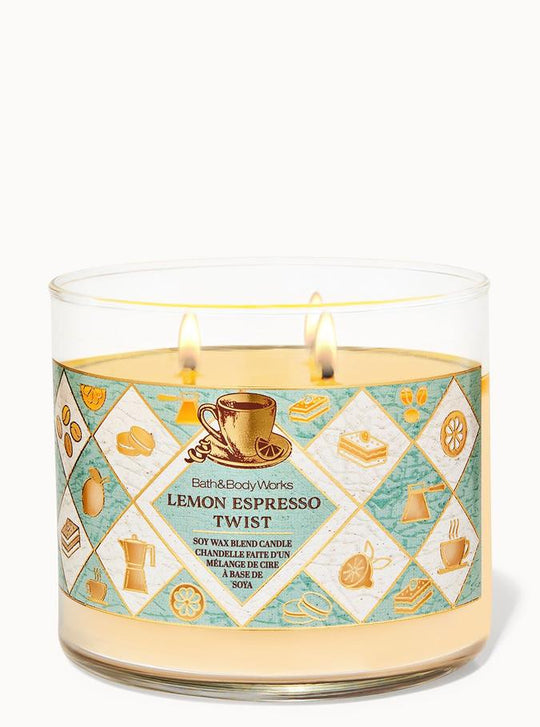 Bath & Body Works Lemon Espresso Twist 3-Wick Candle, 411 g/ 14.5 oz Buy at Indicrest