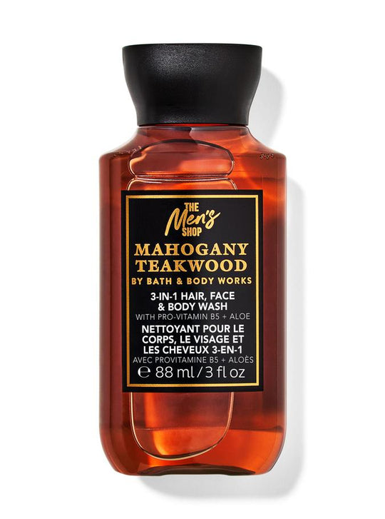 Bath & Body Works Mahogany Teakwood Travel Size Body Wash, 88 ml / 3 fl oz Buy at Indicrest