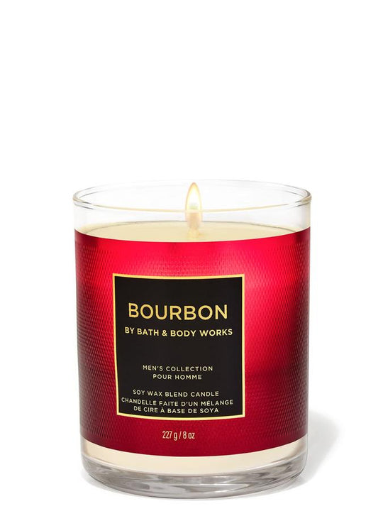 Bath & Body Works Bourbon Single Wick Candle, 227 g / 8 oz Buy at Indicrest