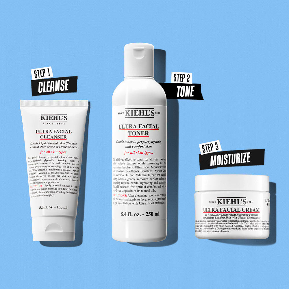 Kiehl's Ultra Facial Toner With Avocado Oil & Apricot Kernel Oil For Healthier-Looking Skin, 250ml