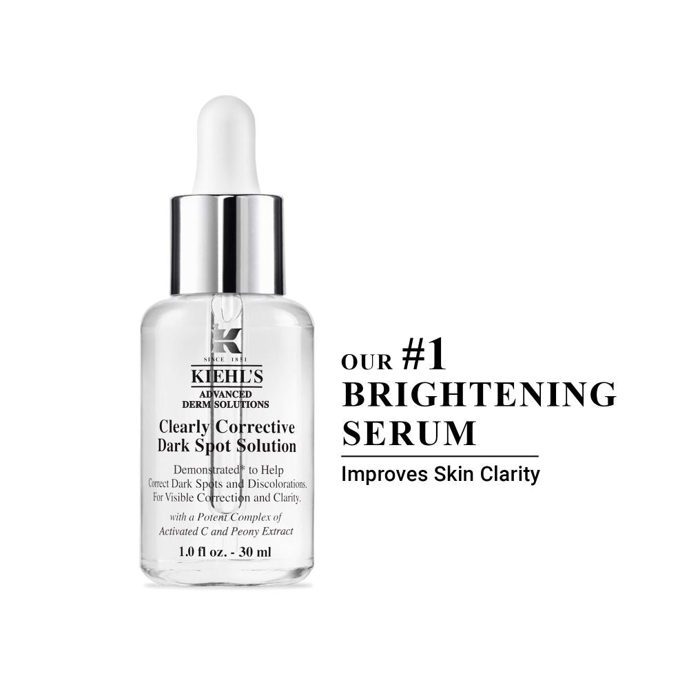 Kiehl's Clearly Corrective Dark Spot Solution With Activated C & Buffered Salicylic Acid, 30ml, Buy from Indicrest