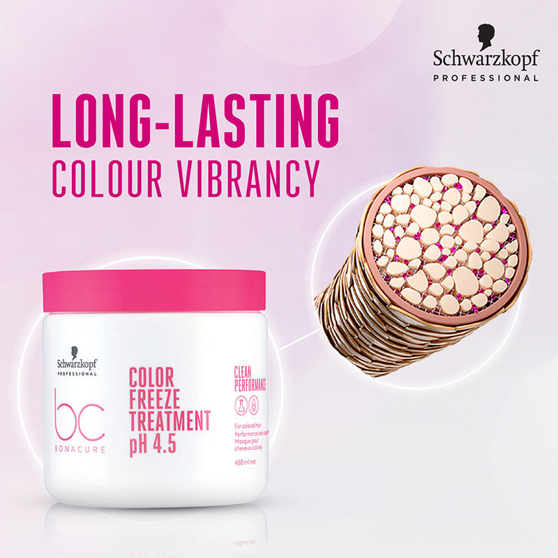 Schwarzkopf Professional Bonacure pH 4.5 Color Freeze Treatment, 450ml Buy at Indicrest Image 6
