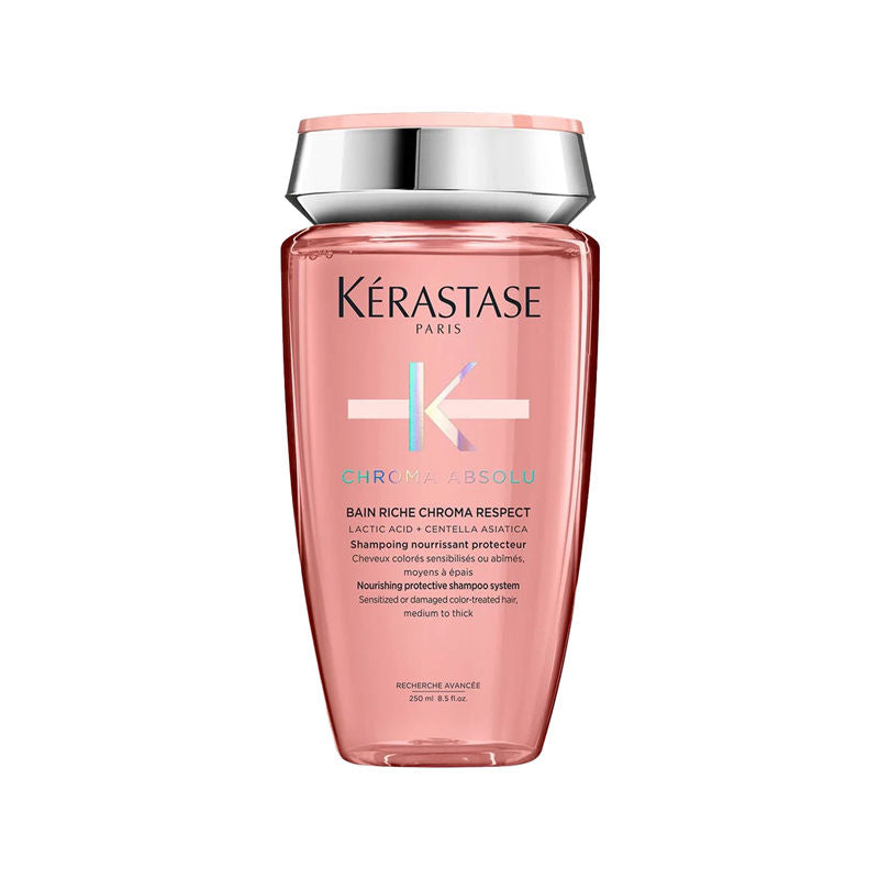 Kerastase Chroma Absolu Bain Riche Shampoo For Color Treated Thick Hair, Sulphate-Free, 250ml