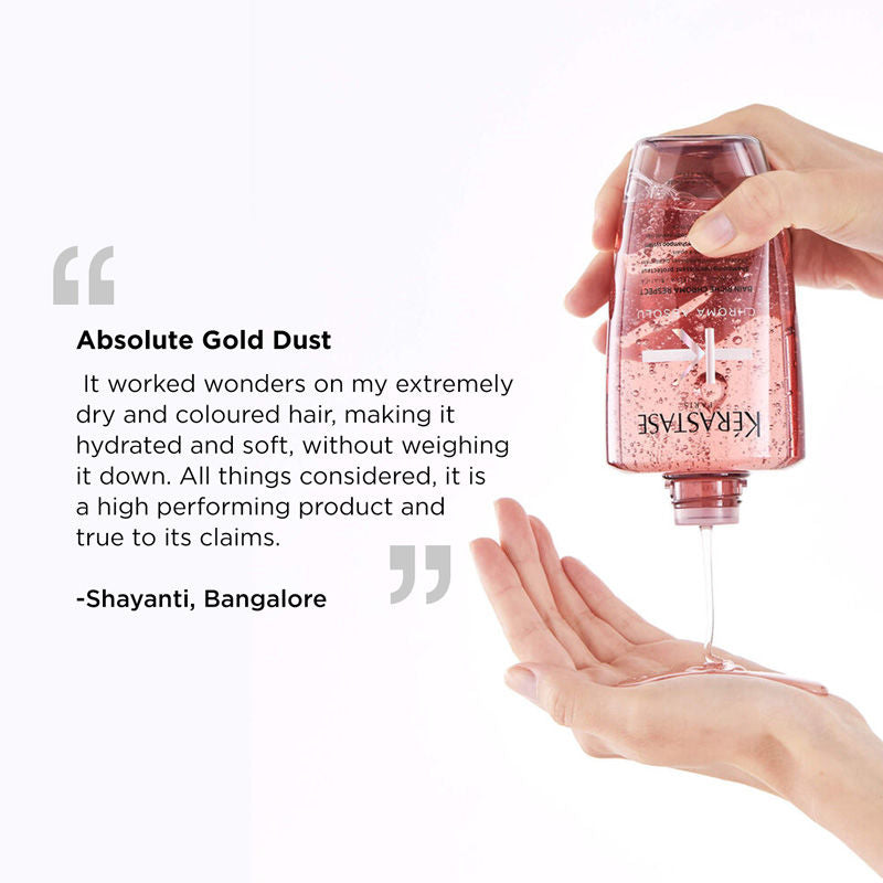 Kerastase Chroma Absolu Bain Riche Shampoo For Color Treated Thick Hair, Sulphate-Free, 250ml