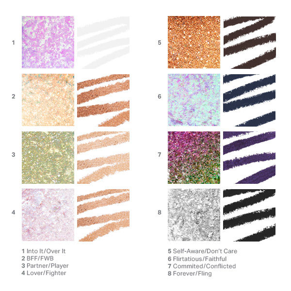 MORPHE Mixed Signals Dual-ended Cream & Liquid Eyeshadow Stick - Lover / Fighter, 1.9ml+0.8g