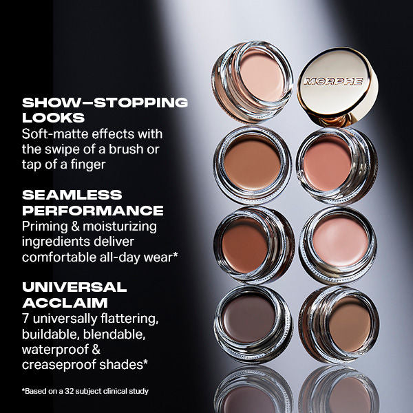 MORPHE Solo Artist Priming Cream Eyeshadow - Mixtape, 3.2g+8g