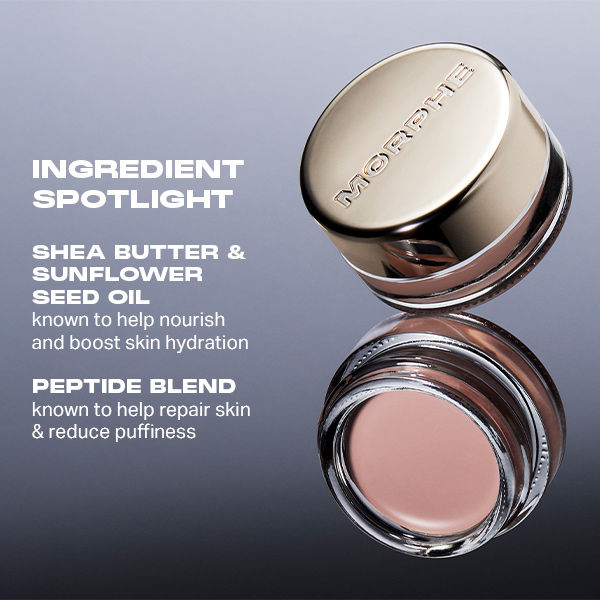 MORPHE Solo Artist Priming Cream Eyeshadow - Mixtape, 3.2g+8g