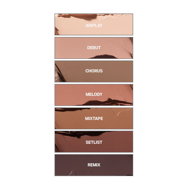 MORPHE Solo Artist Priming Cream Eyeshadow - Mixtape, 3.2g+8g