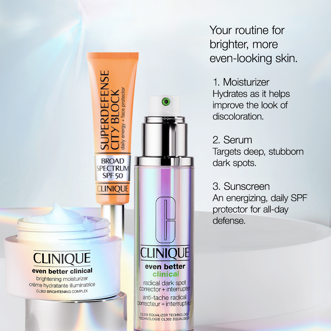 Clinique Even Better Clinical Radical Dark Spot Corrector + Interrupter, Serum with Vitamin C, 30ml