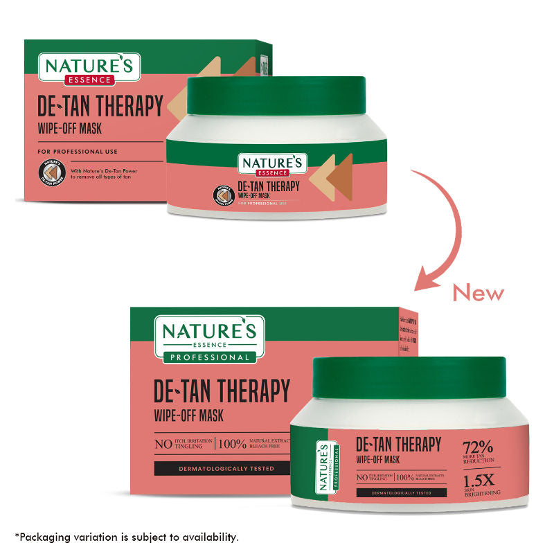 Nature's Essence Professional De-Tan Therapy Tan Removal Cream For Radiant Skin, 500g Buy at Indicrest Image 3