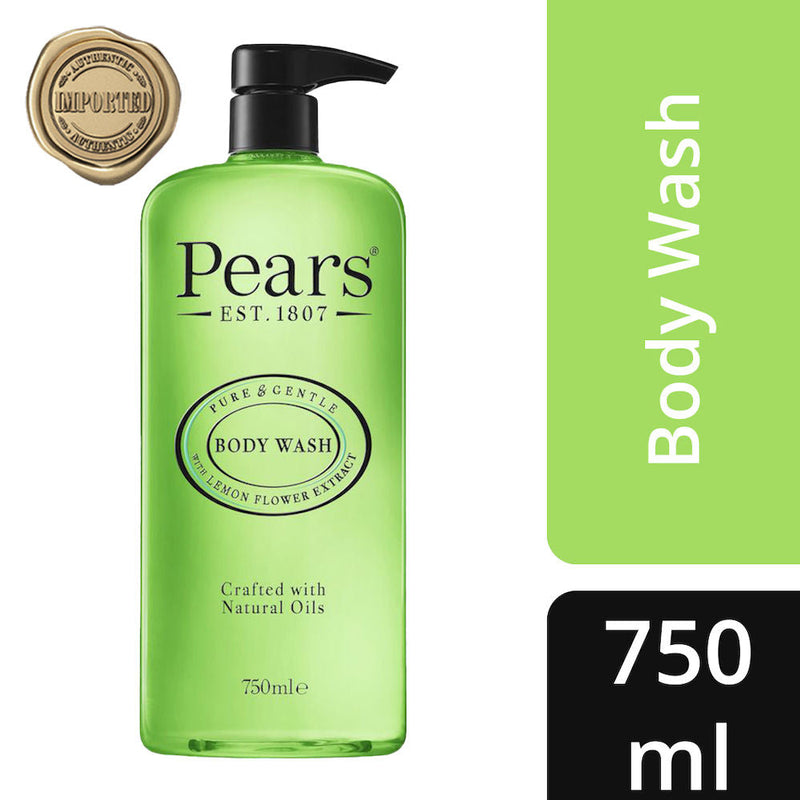 Pears Pure & Gentle Body Wash with Lemon Flower Extract, 750ml Buy at Indicrest