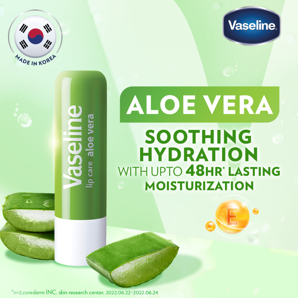 Vaseline Lip Care Lip Balm Stick - Aloe Vera, 4.8g Buy at Indicrest Image 4