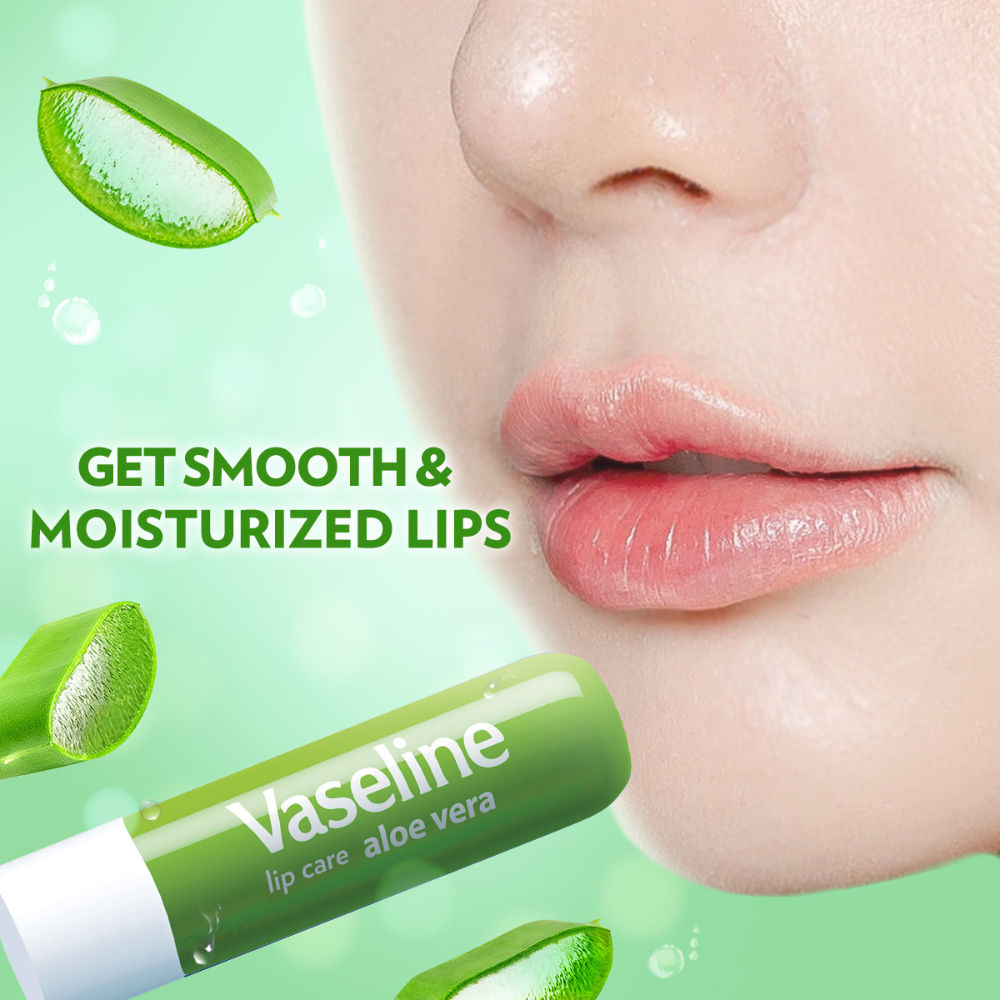 Vaseline Lip Care Lip Balm Stick - Aloe Vera, 4.8g Buy at Indicrest Image 6