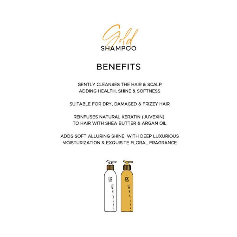 GK Hair Gold Shampoo for Luminous Hair, 250ml