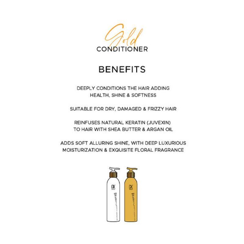 GK Hair Gold Conditioner for Luminous Hair, 250ml