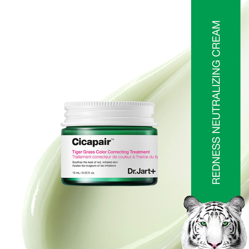 Dr.Jart+ Cicapair Tiger Grass Color Correcting Treatment With Cica Extracts & Niacinamide, Dermatologist Tested, 15ml, Buy from Indicrest