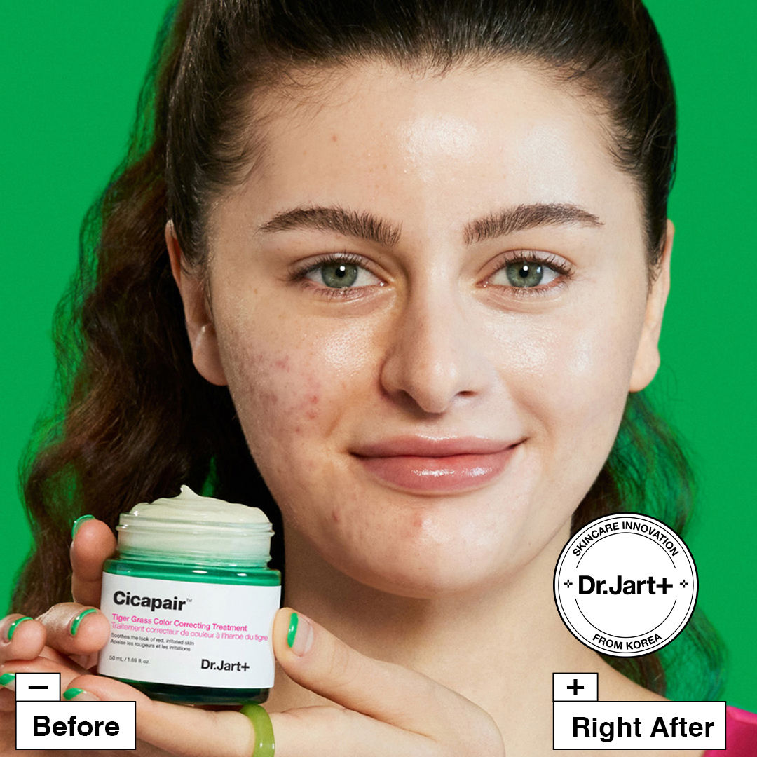 Dr.Jart+ Cicapair Tiger Grass Color Correcting Treatment With Cica Extracts & Niacinamide, Dermatologist Tested, 15ml