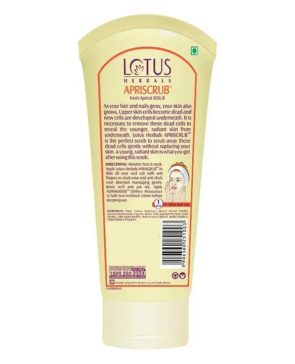 Lotus Herbals Apriscrub 100g - Indicrest Buy at Indicrest Image 2